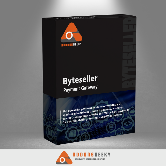 Byteseller payment gateway WHMCS Module